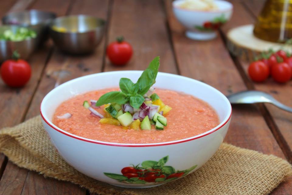 Gazpacho Zuppa Fredda Al Pomodoro Cibo Che Passione