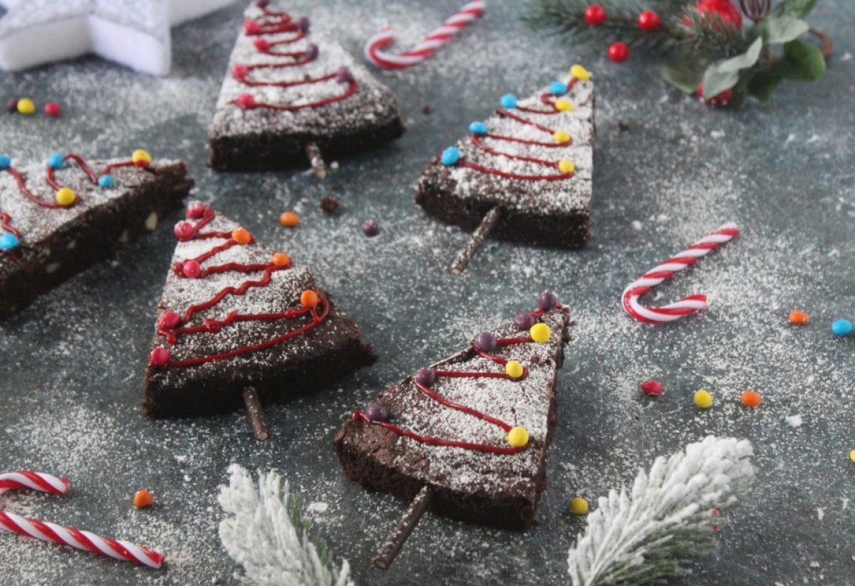 Dolci Natalizi Internazionali.Brownies Alberi Di Natale Cibo Che Passione