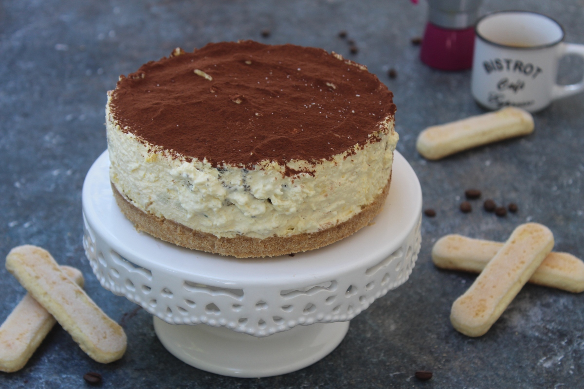 Cheesecake Tiramisu Senza Cottura Con I Savoiardi Cibo Che Passione