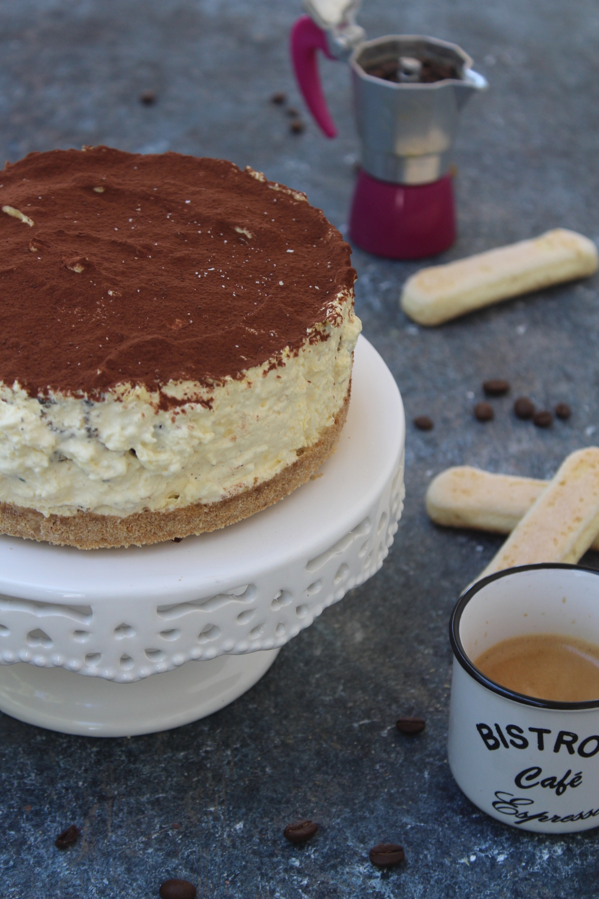 Cheesecake Tiramis Senza Cottura Con I Savoiardi Cibo Che Passione