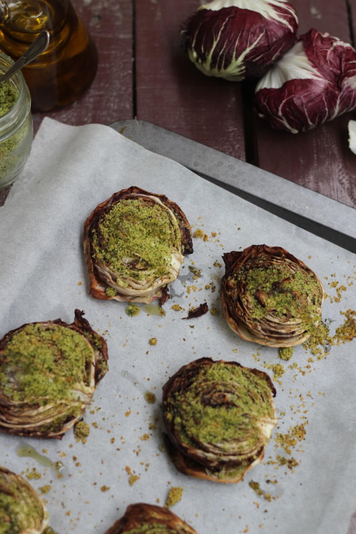 Radicchio gratinato al forno, ricetta contorno saporito e ...