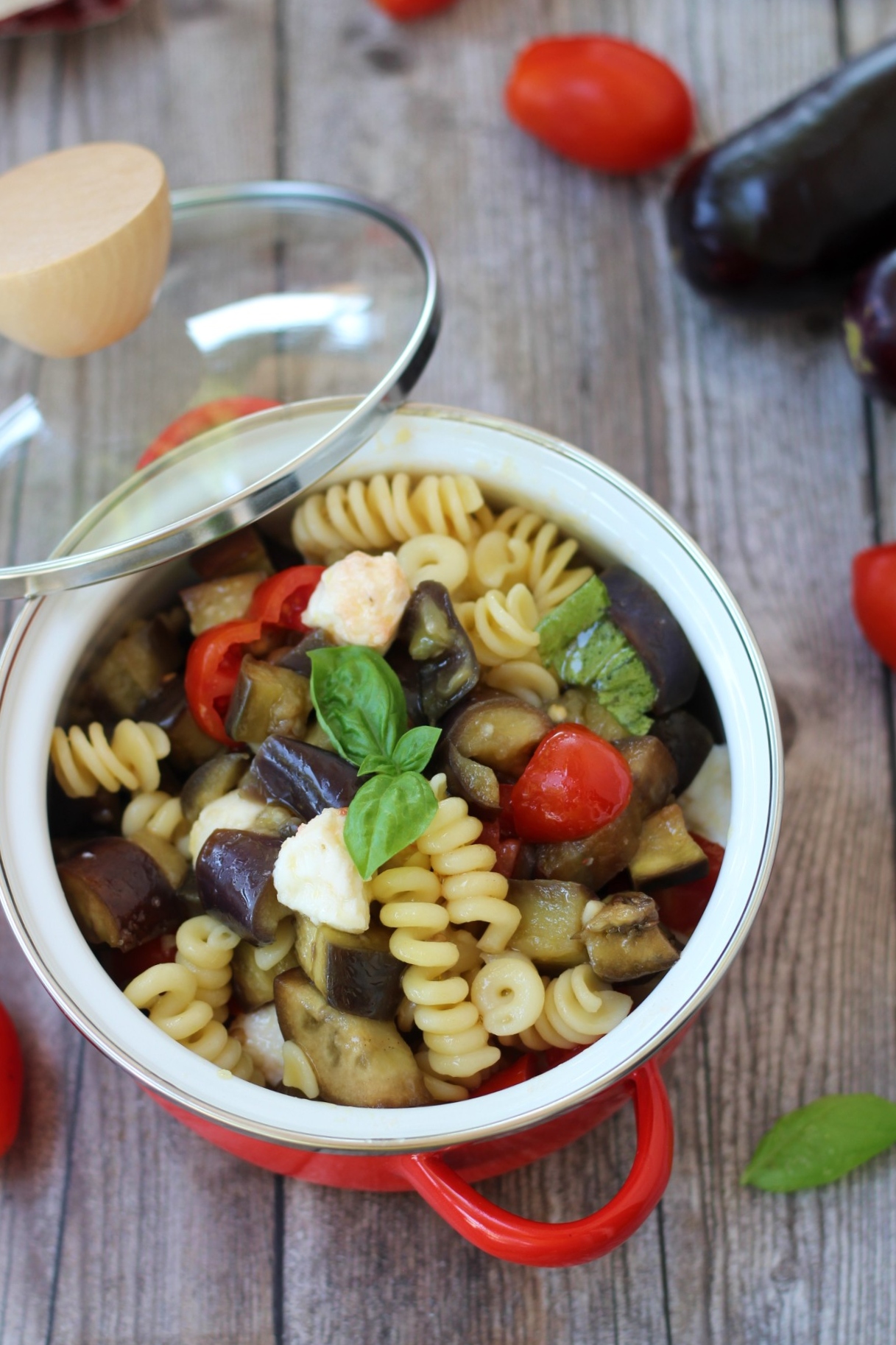 Pasta Fredda Con Melanzane E Mozzarella - Cibo Che Passione