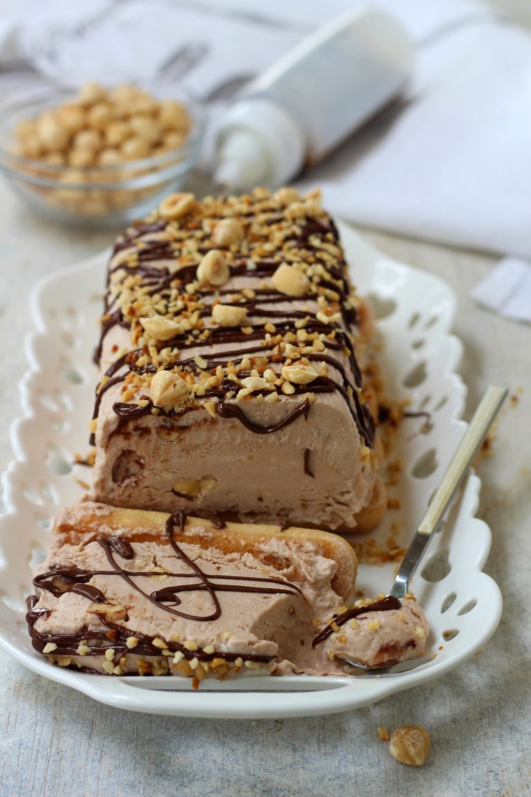 Semifreddo Gelato Alla Nocciola E Nutella SENZA UOVA - Cibo Che Passione