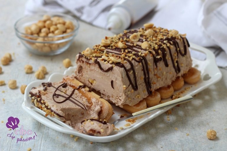 Semifreddo Gelato Alla Nocciola E Nutella SENZA UOVA - Cibo Che Passione