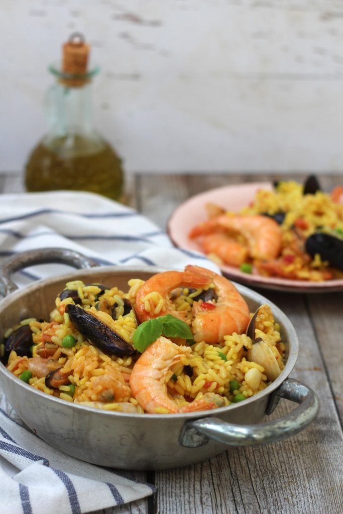 Paella Di Pesce Ricetta Spagnola Cibo Che Passione