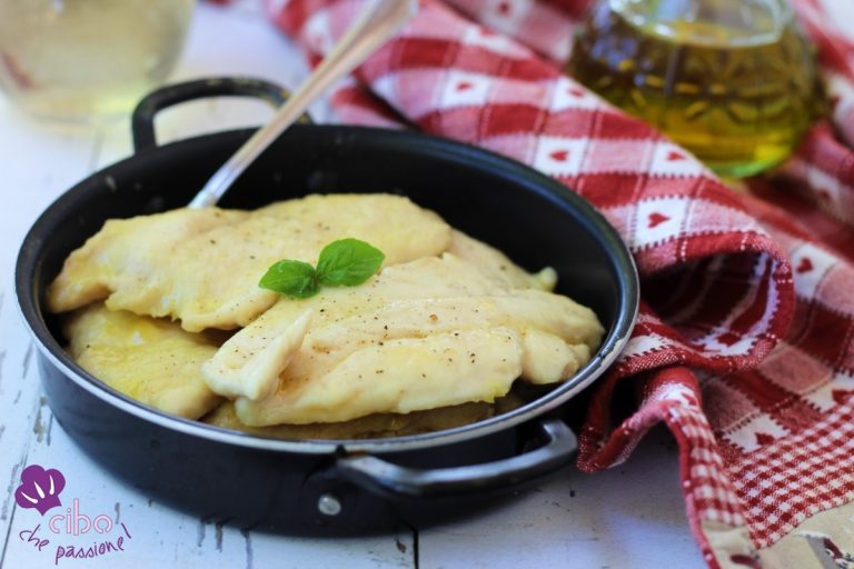 Scaloppine Di Pollo Al Vino Bianco - Cibo Che Passione