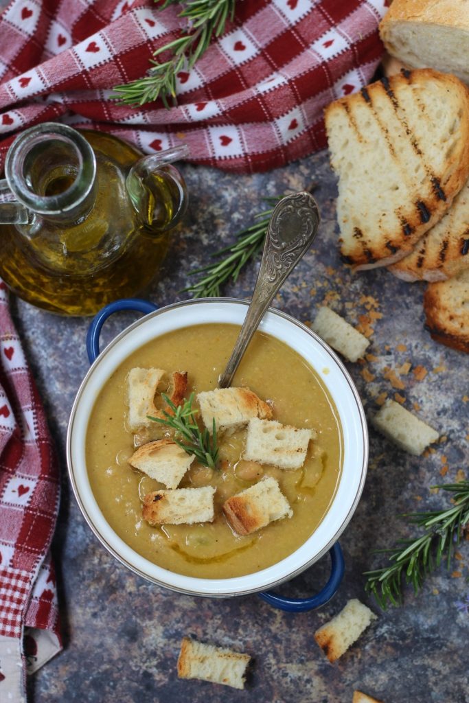 Zuppa Cremosa Di Ceci Ricetta Vegana Cibo Che Passione