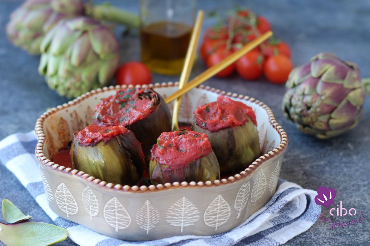 Carciofi Interi Al Sugo In Friggitrice Ad Aria Cibo Che Passione