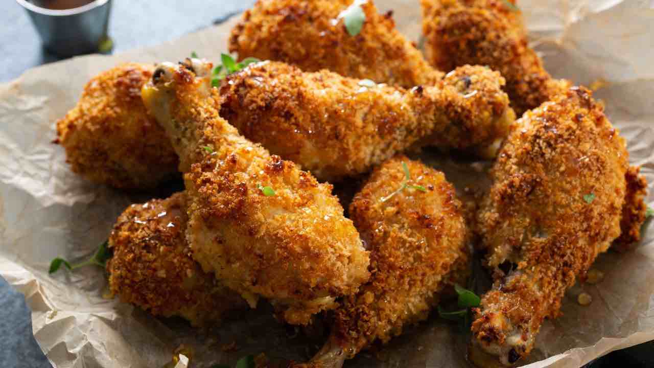 cosce di pollo al panco