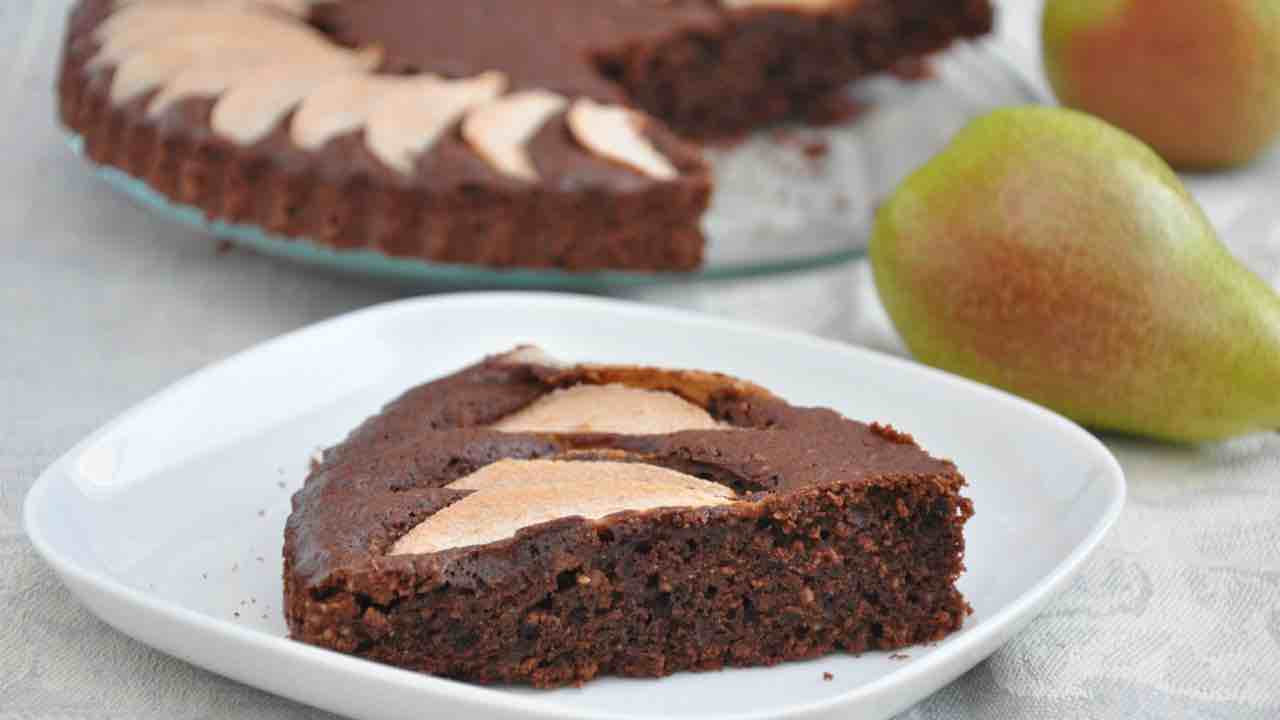 torta pere e cioccolato